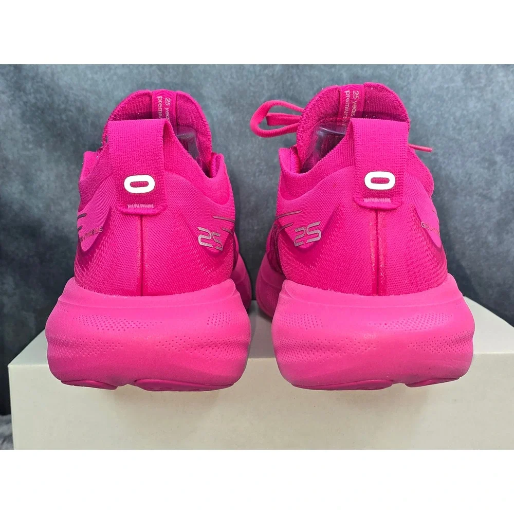 ASICS Gel-Nimbus 25 Pink Rave PureGEL Running Shoes Womens Size 9 1012B356